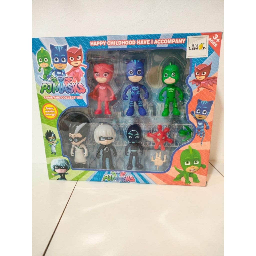 GOGO TOYS - ROBOT PJ MASKS SET ISI 6 PCS / FIGURE SET PJ MASK (A466)