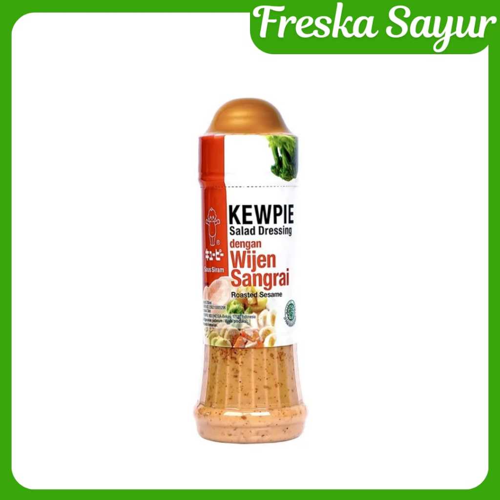 

Kewpie Salad Dressing Wijen Sangrai 200 ml I Saus Salad ala Restoran Jepang I Bikin Gado-Gado Jadi Premium