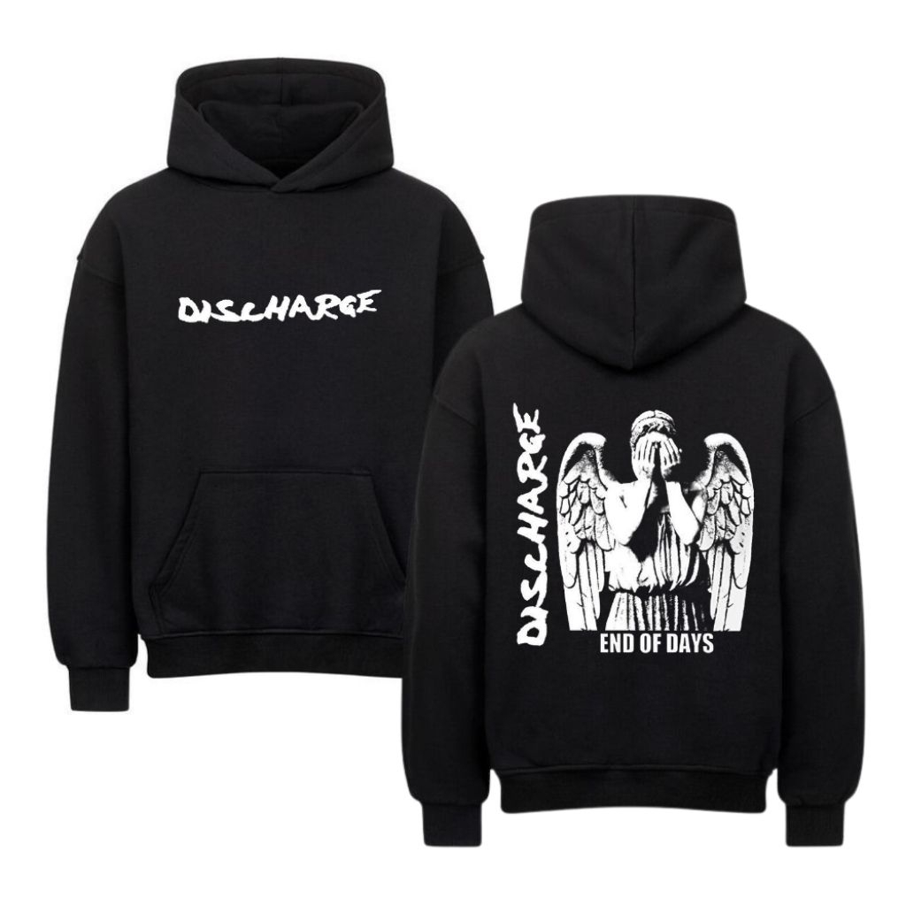 hoodie distro band punk | discharge | pria dan wanita bahan cotton hoodie distro unisex sablon