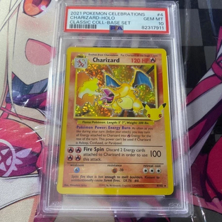 Pokemon TCG EN English SWSH 25th Celebrations Charizard Holo PSA 10