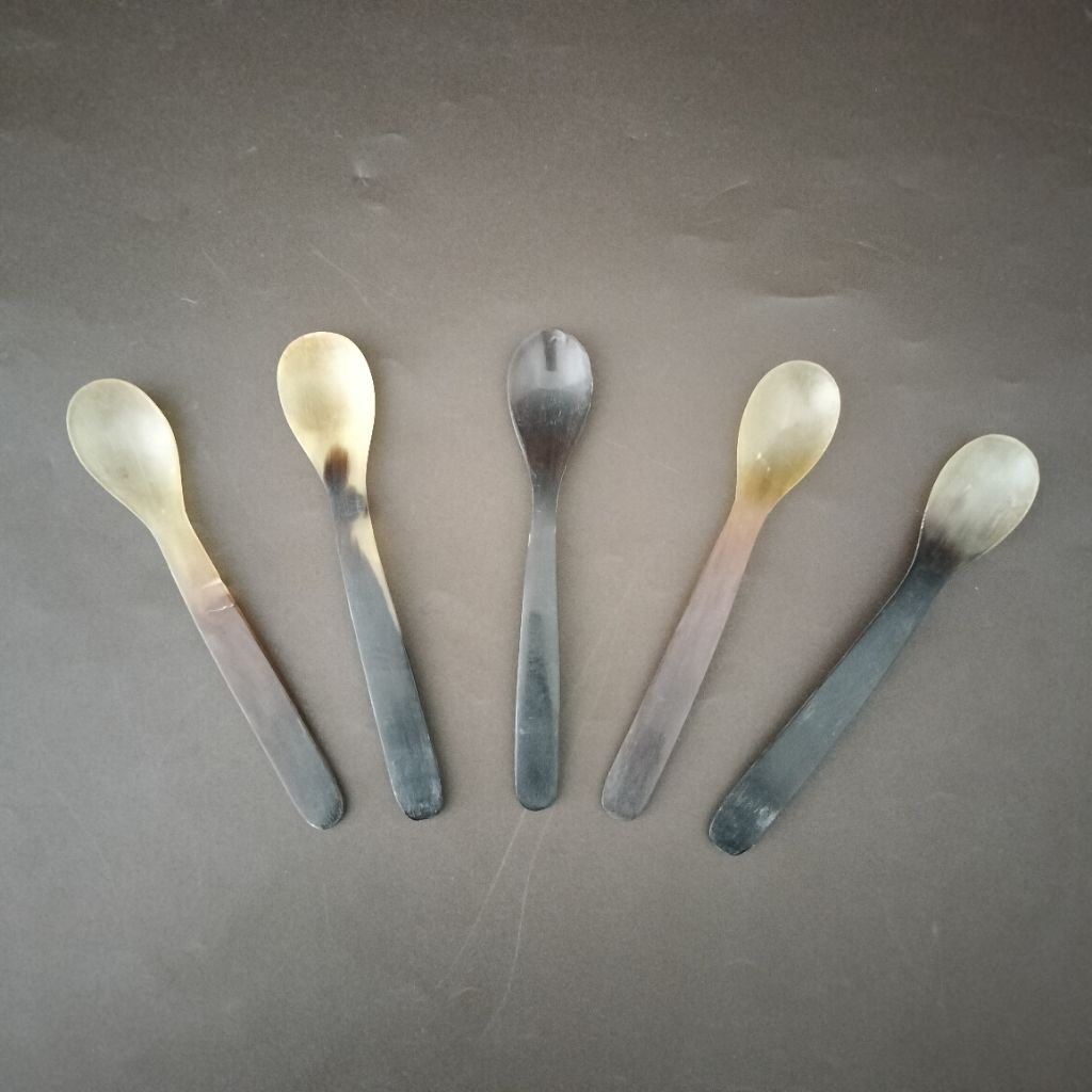 Sendok Teh Tanduk Sendok Kecil Bahan Tanduk
