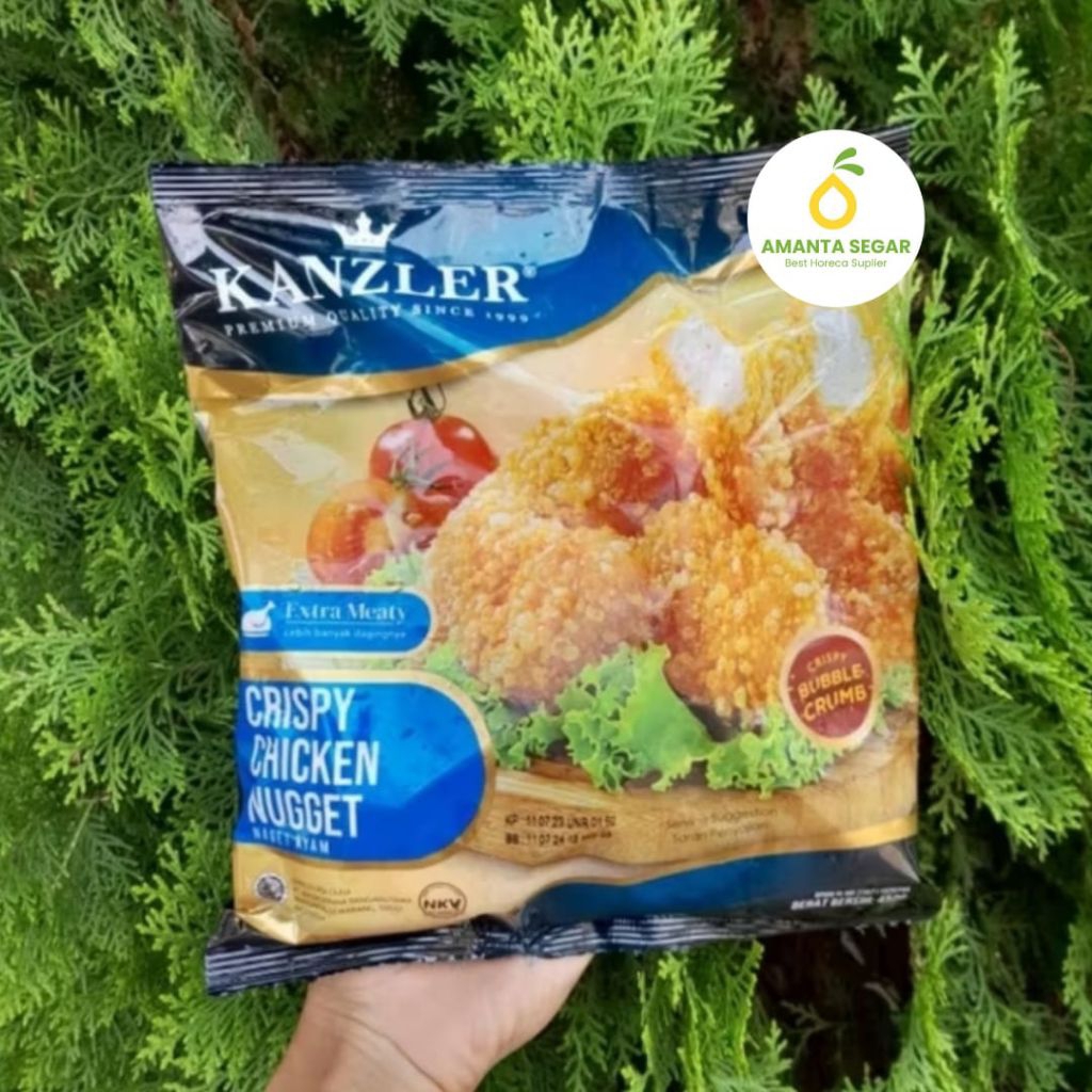 

Amanta Segar Bogor | Kanzler Crispy Chicken Nugget Naget Ayam Premium Quality Halal 450Gram Amanta