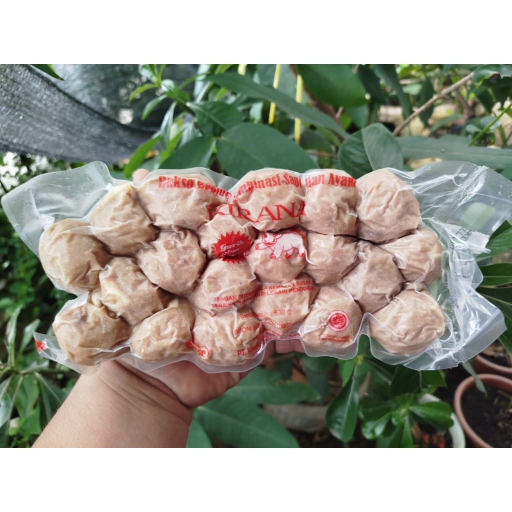 

Kirana Bakso Sapi Urat Besar (isi 20pcs) Kemasan 630gram