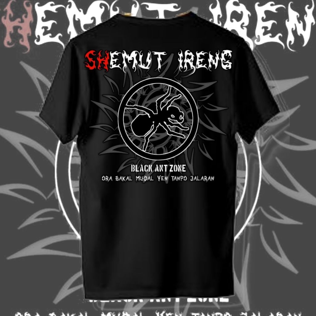 Kaos Psht | Semut Ireng | Kaos distro | Cotton Combed  30s | Pria & Wanita