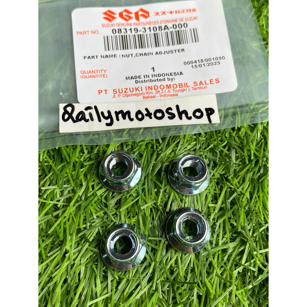 NUT Napgear Mur Napgir Mur Baut Gear Belakang Satria Fu Smash Shogun GSX Ori SGP
