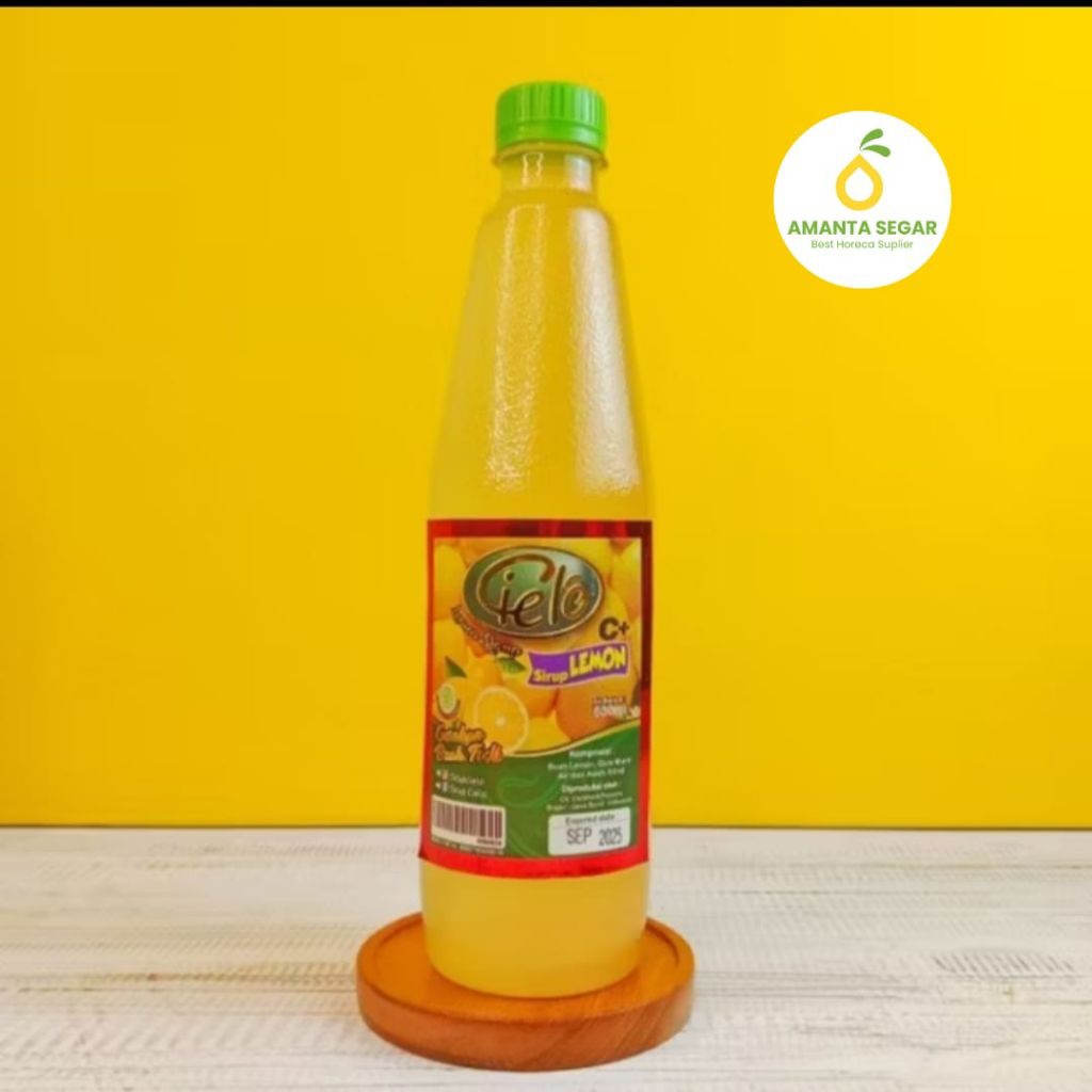 

Sirup Sirop Buah Lemon Asli Murni Buah Oleh Oleh Khas Bogor Cielo 630ml Kemasan Plastik Botol Sirup Buah Lemon Segar