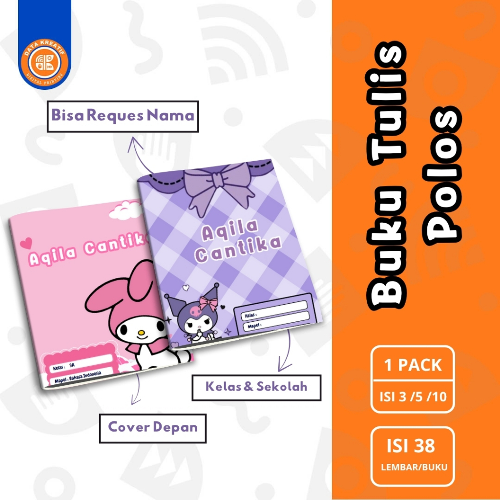 

(1 PACK) BUKU TULIS POLOS UNTUK ANAK TK/ Buku Kosong/ Buku Gambar