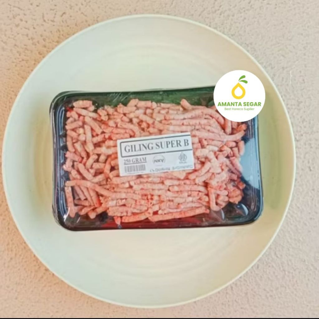 

Amanta Segar Bogor | Daging Sapi Giling Frozen Super Halal Bogor 1 / 4 kg ( 250gram )