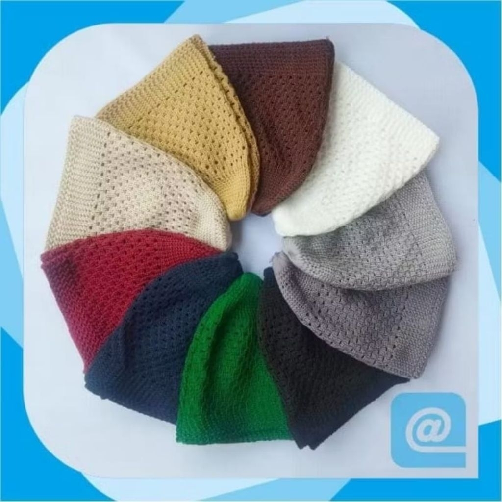 Peci / Kopiah / Lobe Rajut Peci Motif Kopiah Motif PREMIUM Peci Pria Peci Laki Laki Peci Rajut Pria 
