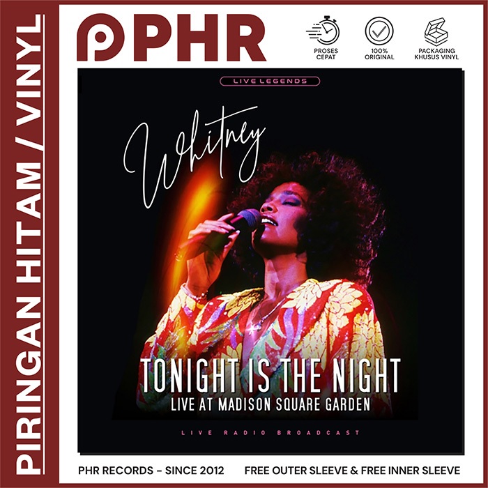 Vinyl WHITNEY HOUSTON - Tonight Is The Night (Violet) [Piringan Hitam]