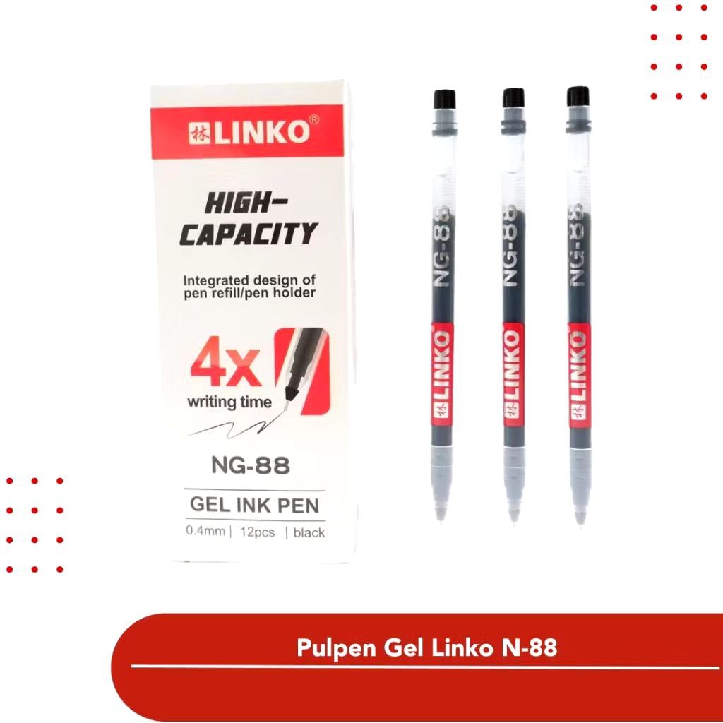 

BOLPEN LINKO/BOLPEN KENKO/ bolpen nevada Lusinan/ Bolpen pulpen tinta hitam / Pulpen HITAM /Balpoint/Bolpen MURAH