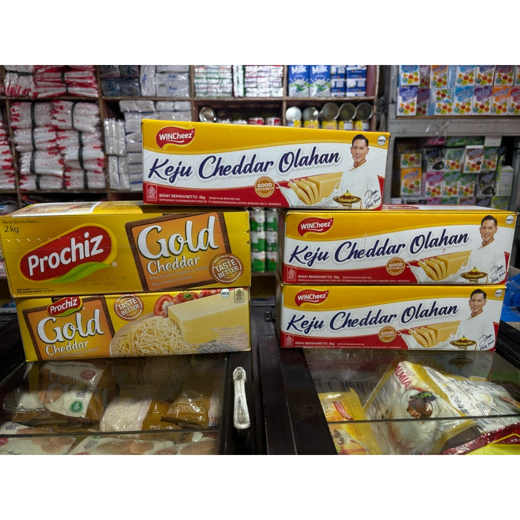 

Keju Batangan Keju Wincheez Keju Prochiz Keju Best Seller Keju Flash Sale / keju batang 2kg / KEJU PROCHIZ GOLD MURAH / KEJU WINCHEEZ SHOPEE MURAH