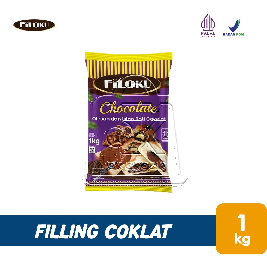 

Cokelat Filling Filoku Coklat Chocolate Filling Olesan Spread Isian Roti (1 Kg)