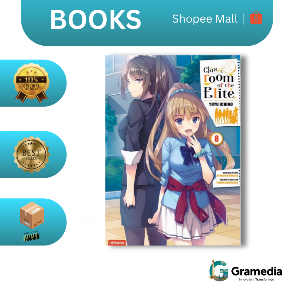 Gramedia MKG - Buku Classroom of the Elite Vol 8 (Product image Syougo Kinugasa)
