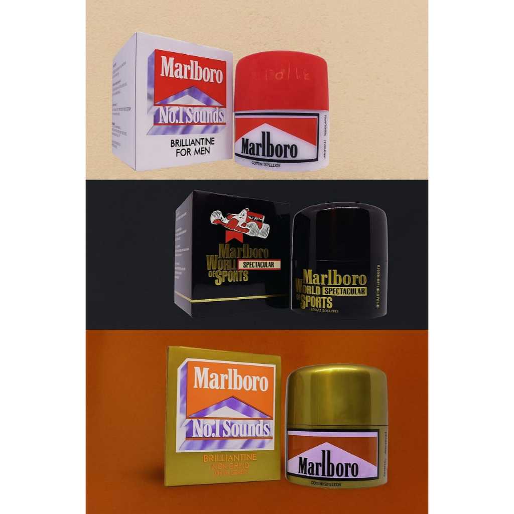 Pomade Marlboro Gold | Putih | Hitam 100 gram |  Hair Styling 100gr