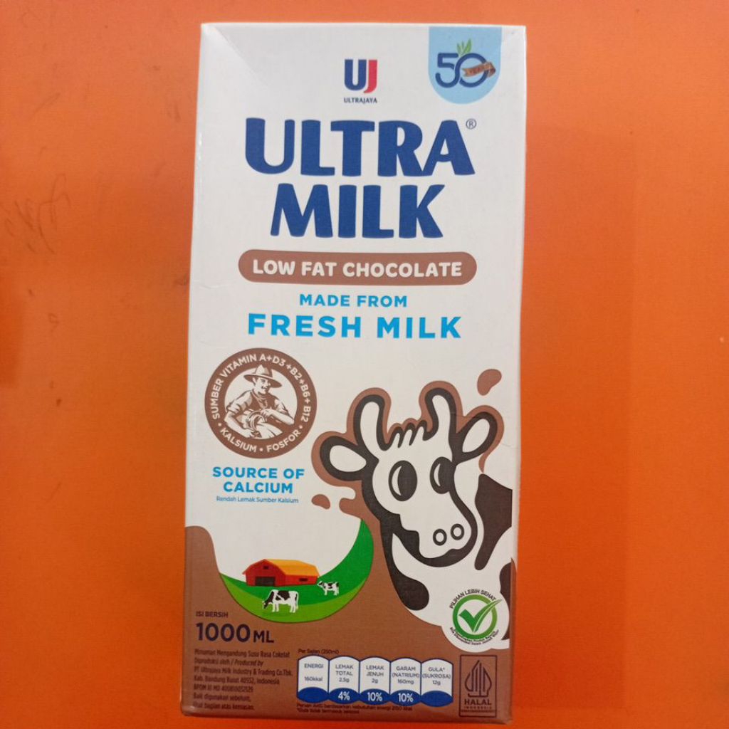 

Ultra Milk Low Fat Chocolate 1000ml
