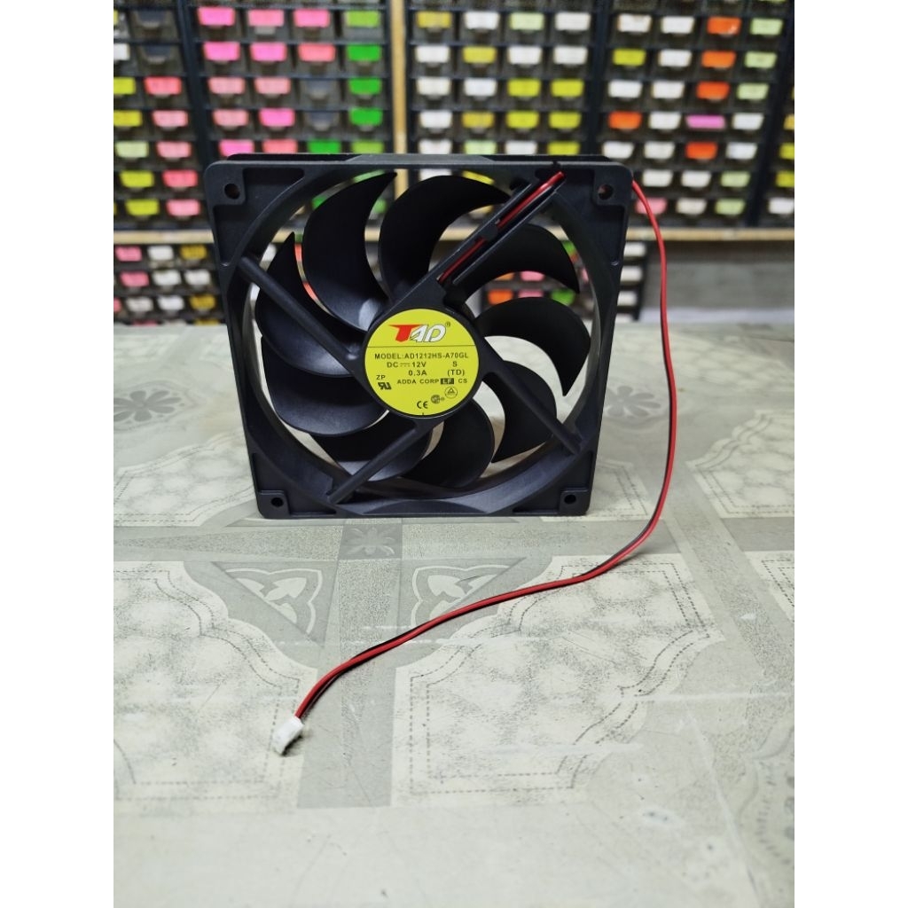 fan dc 12volt 12cm kipas 12volt dc