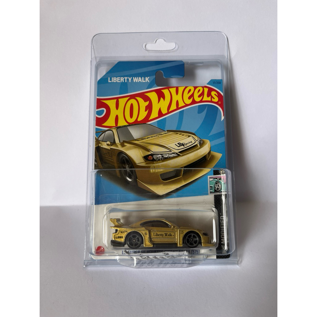 Hotwheels Nissan silvia s15 lbwk gold (FREE PROTECTOR)