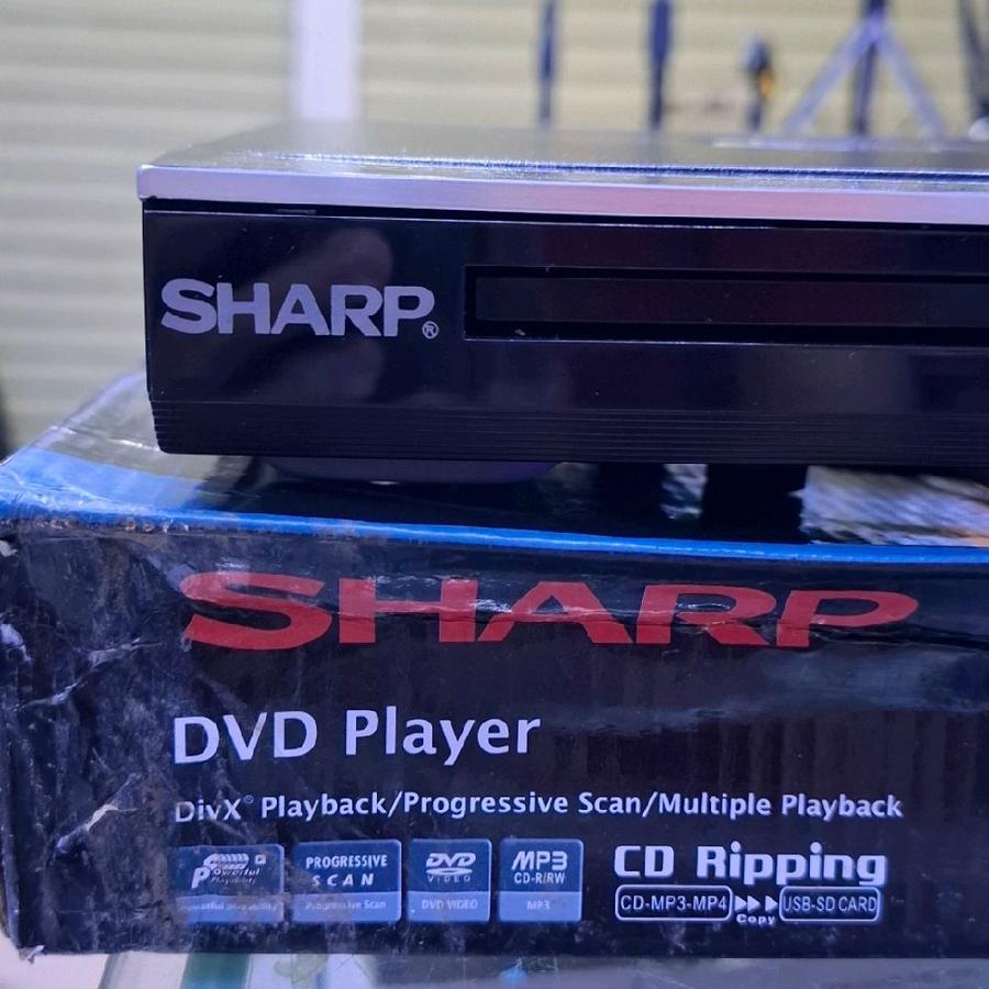 DVD PLAYER SHARP DVD VCD MP3 MP4 USB DVD SHARP PLAYER DVD A6