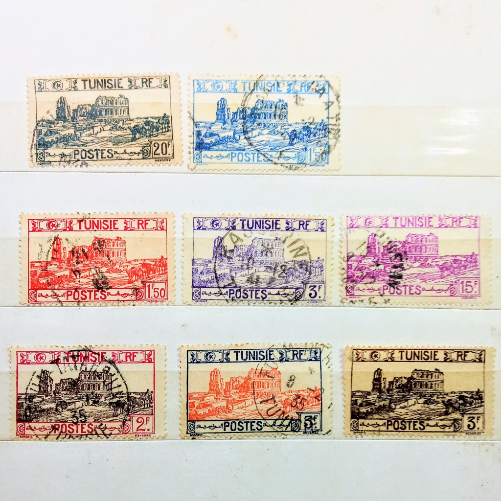 

Prangko Koleksi Filateli Tunisia 1926 Roman Amphitheater of El Djem