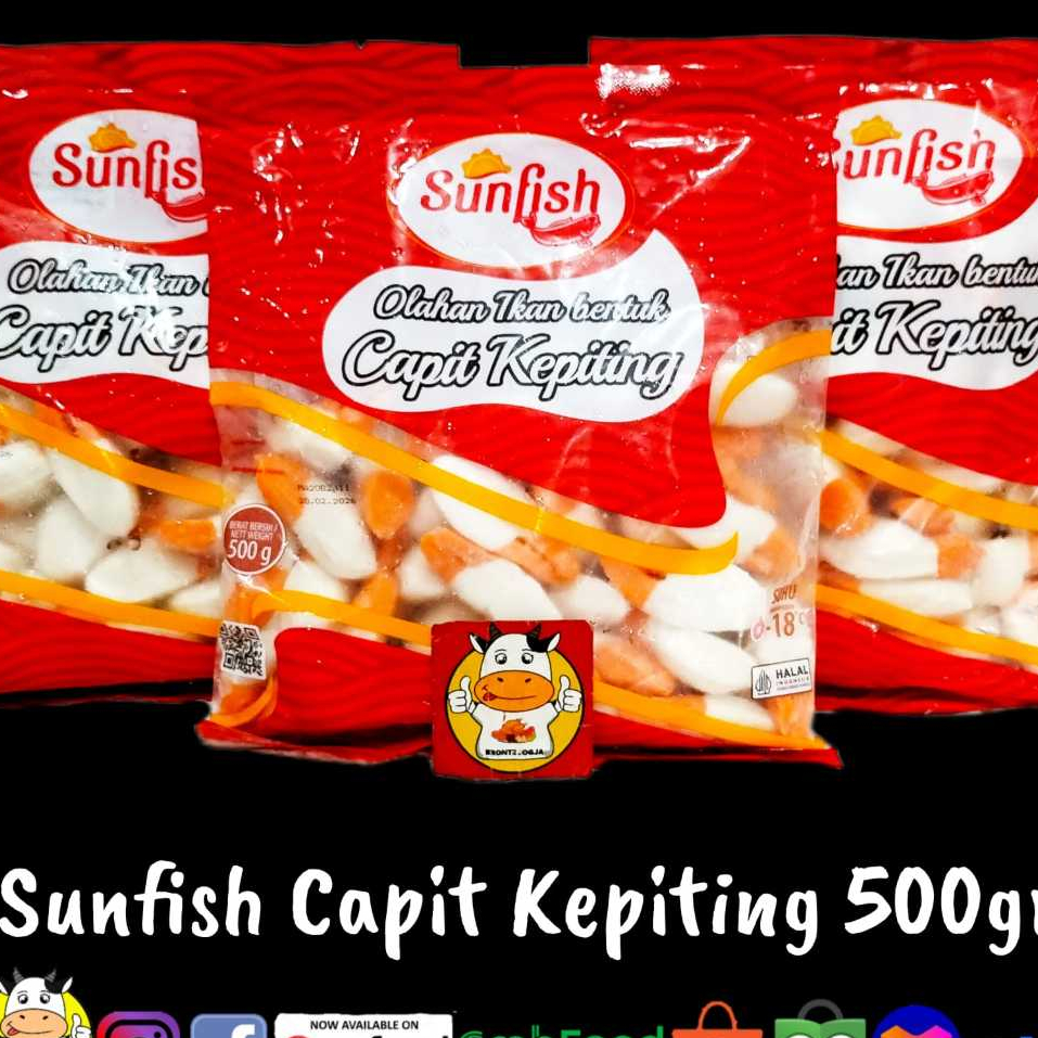 

SUNFISH CAPIT KEPITING 500GR-FROZEN FOOD-BRONTZ JOGJA