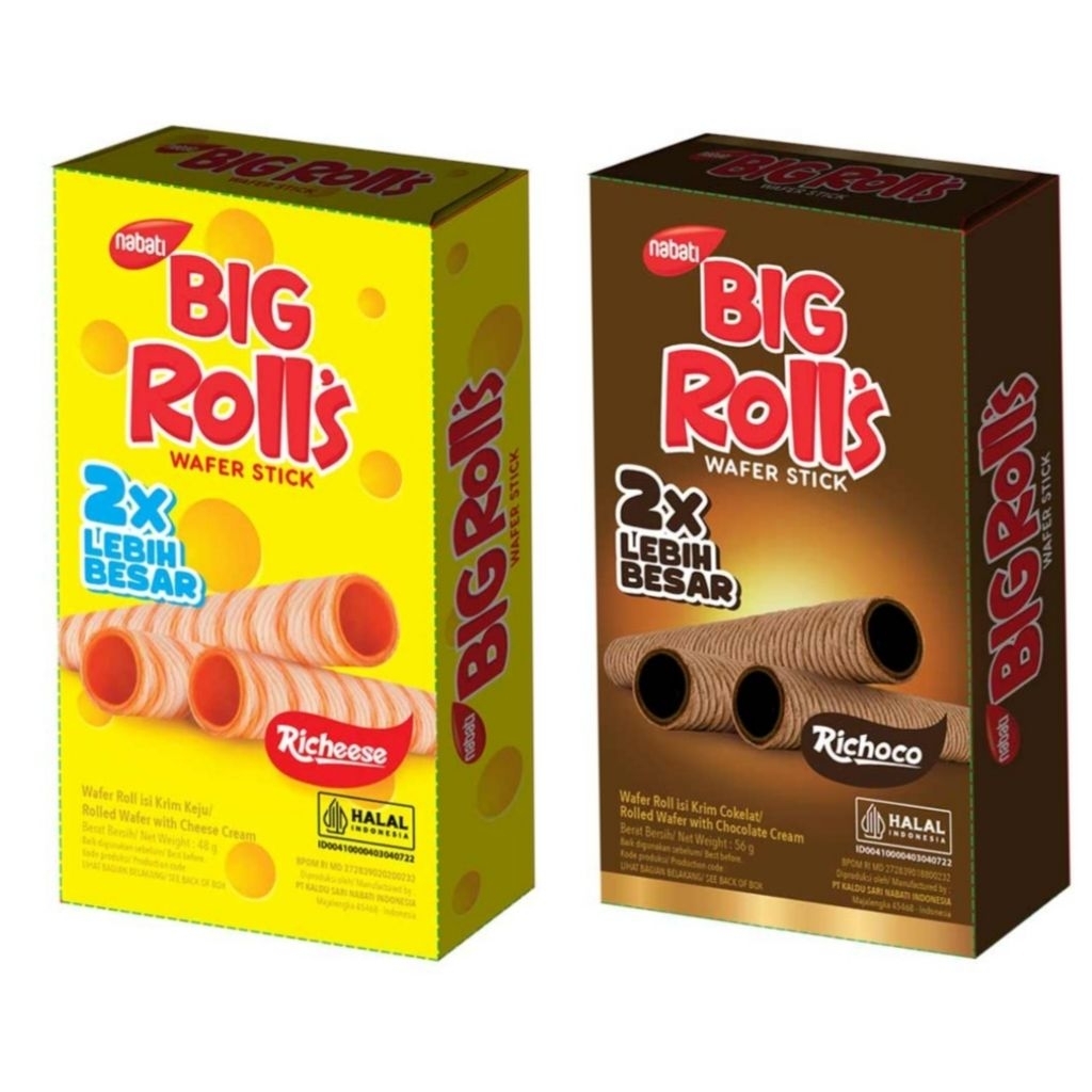 

Nabati Big Rolls Keju & Cokelat