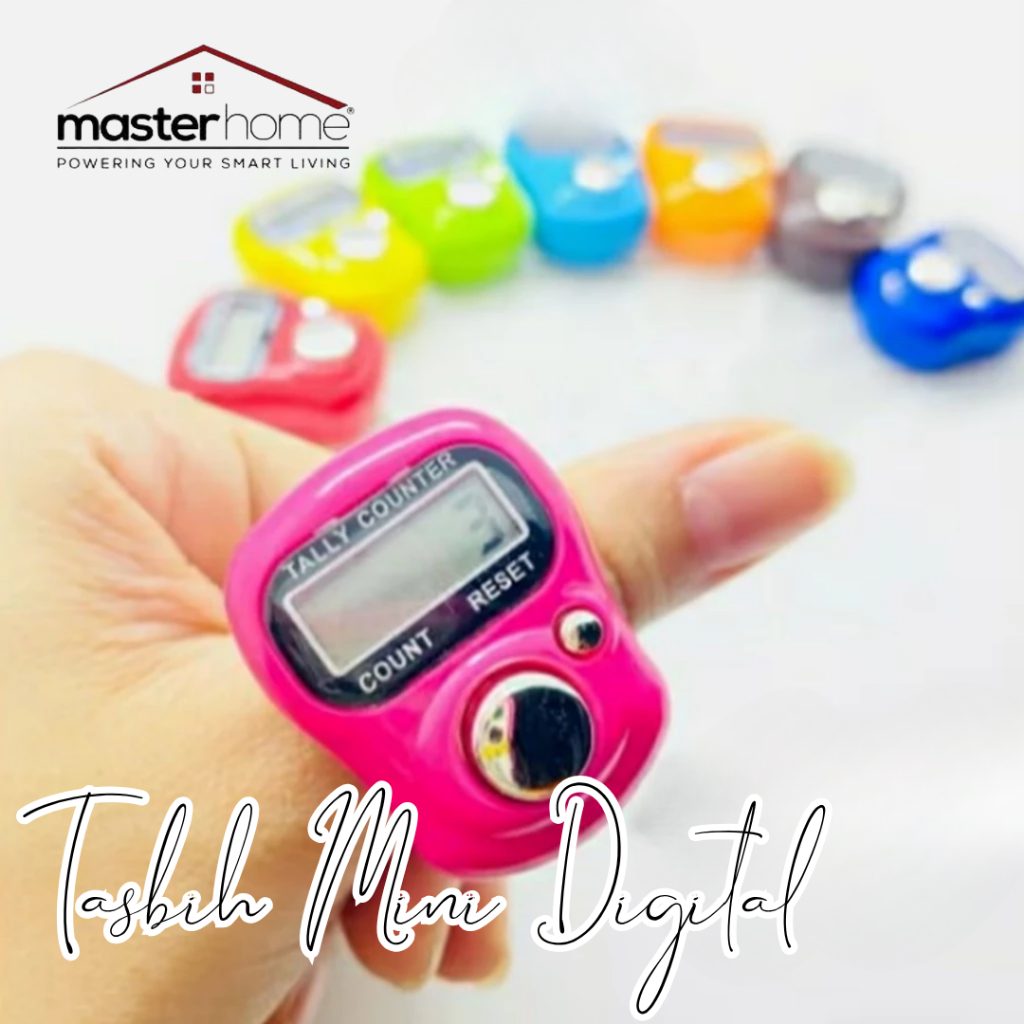 Masterhome Tasbih Digital Mini | Alat Hitung Digital Tasbih | Perlengkapan Sholat