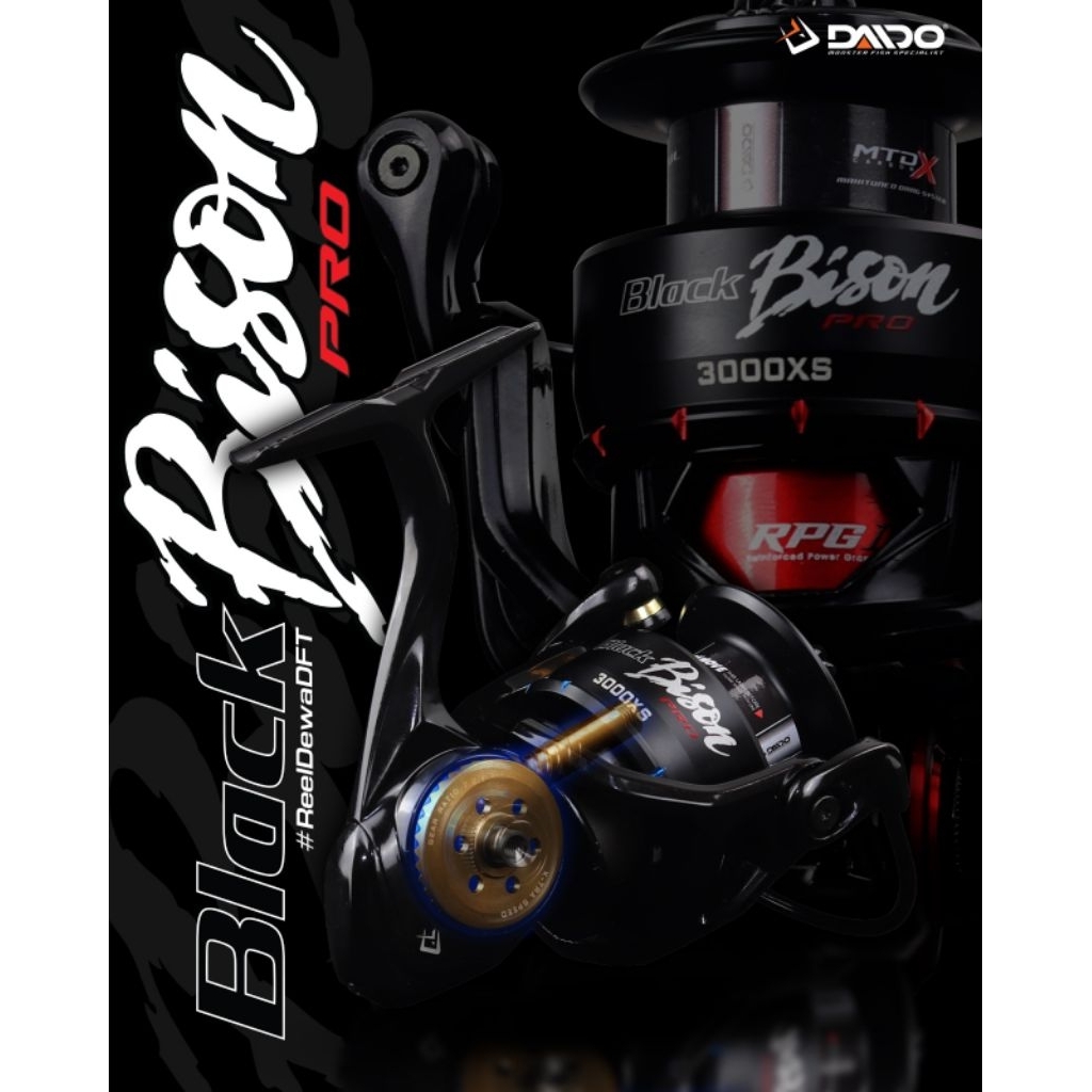 Reel Daido Black Bison Pro 2000,3000 XS