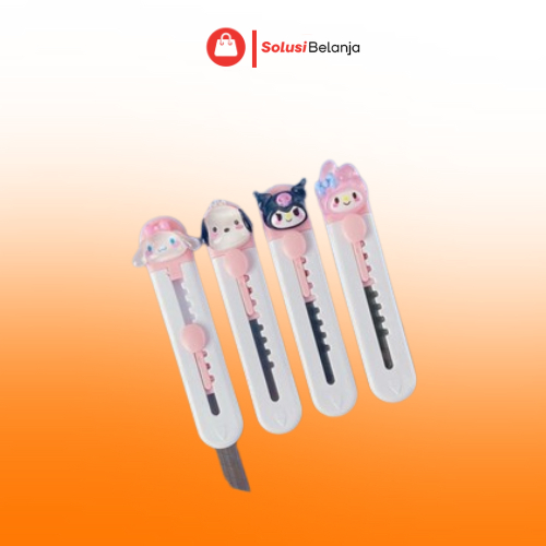 

HL0682 Cutter Mini Karakter Cutter Mini Travelling Pisau Cutter Silet Lucu Y1875
