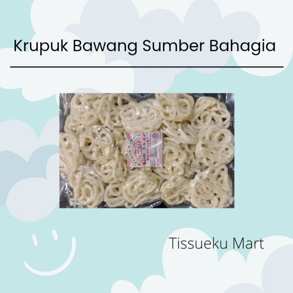 

Kerupuk Bawang Sumber Bahagia berat 60 gram