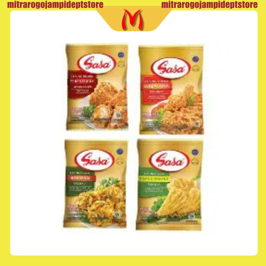 

Sasa Tepung Bumbu Serbaguna 75gr | Hit Spicy | Pisang Goreng | Kentucky | Original