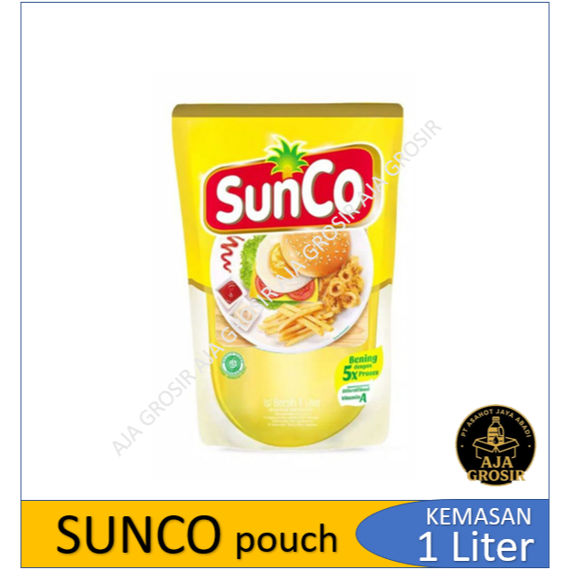 

SUNCO Minyak Goreng Cooking Oil Refill 1 Liter / Sunco 1 Liter