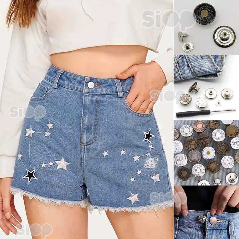 KJ- Kancing Celana Jeans Pengecil Celana 17mm