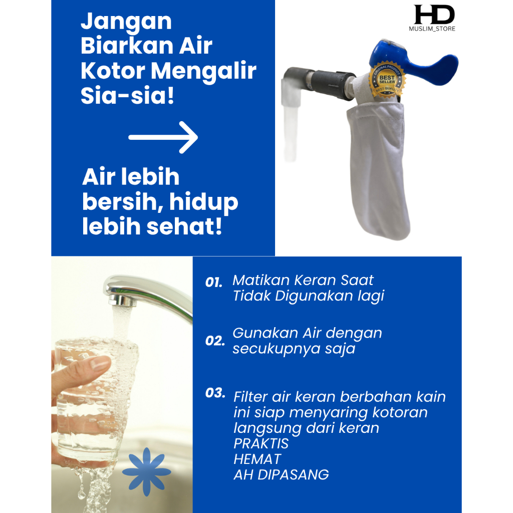 Filter Penyaring Air / Saringan Air Beranak Penjernih Air Sumur