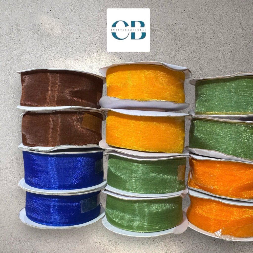 

(NEW) Pita Organdi Polos 1 Inch – 20 Yards / Roll