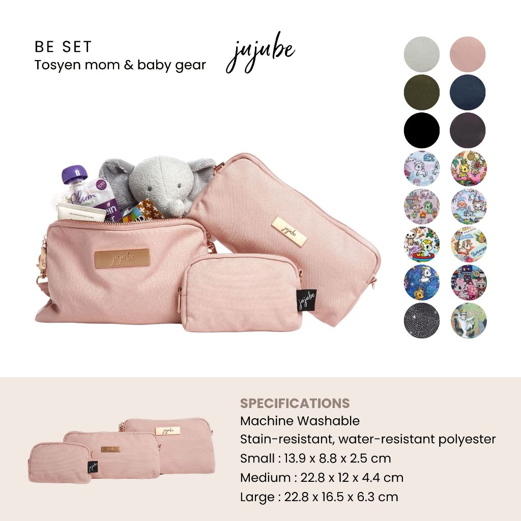 Jujube Be Set - Tas Organizer Praktis Traveling 3 in 1