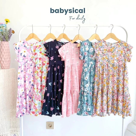 Monalisa 0-6 tahun- Dress Baju Anak Perempuan Cantik Dress Balita Anak monalisa Dress