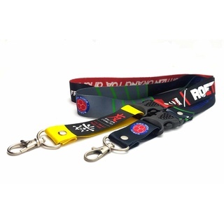 

custom desain tali lanyard 2,5cm cetak 2 atau 1 muka