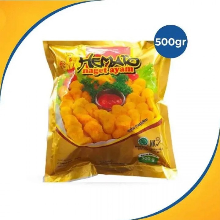 

HEMATO Naget Ayam Gold 500gr / Hemato Nugget Gold