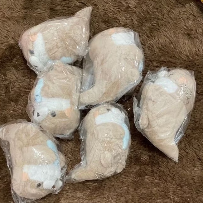 ready doll keychain otter dino gantungan tas lucu