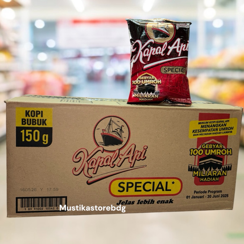 

Perdus Kapal Api 150 Gr Isi 20 Bungkus