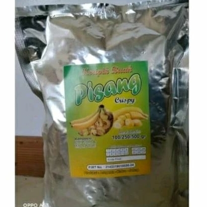 

Rambak Pisang/Pisang Crispy/Crunchy banana asli netto 250gr kemasan ekonomis