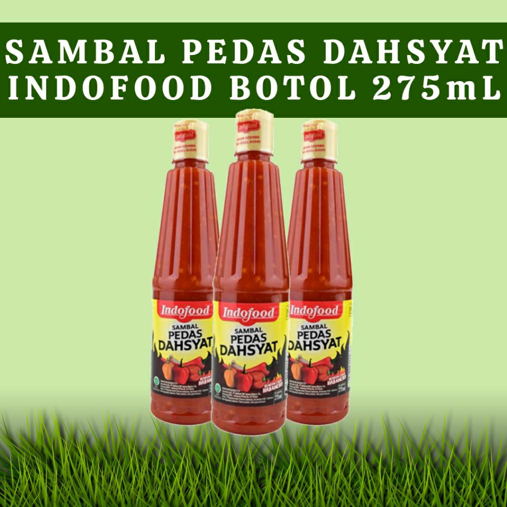 

Sambal Indofood Pedas Dahsyat Botol 275mL