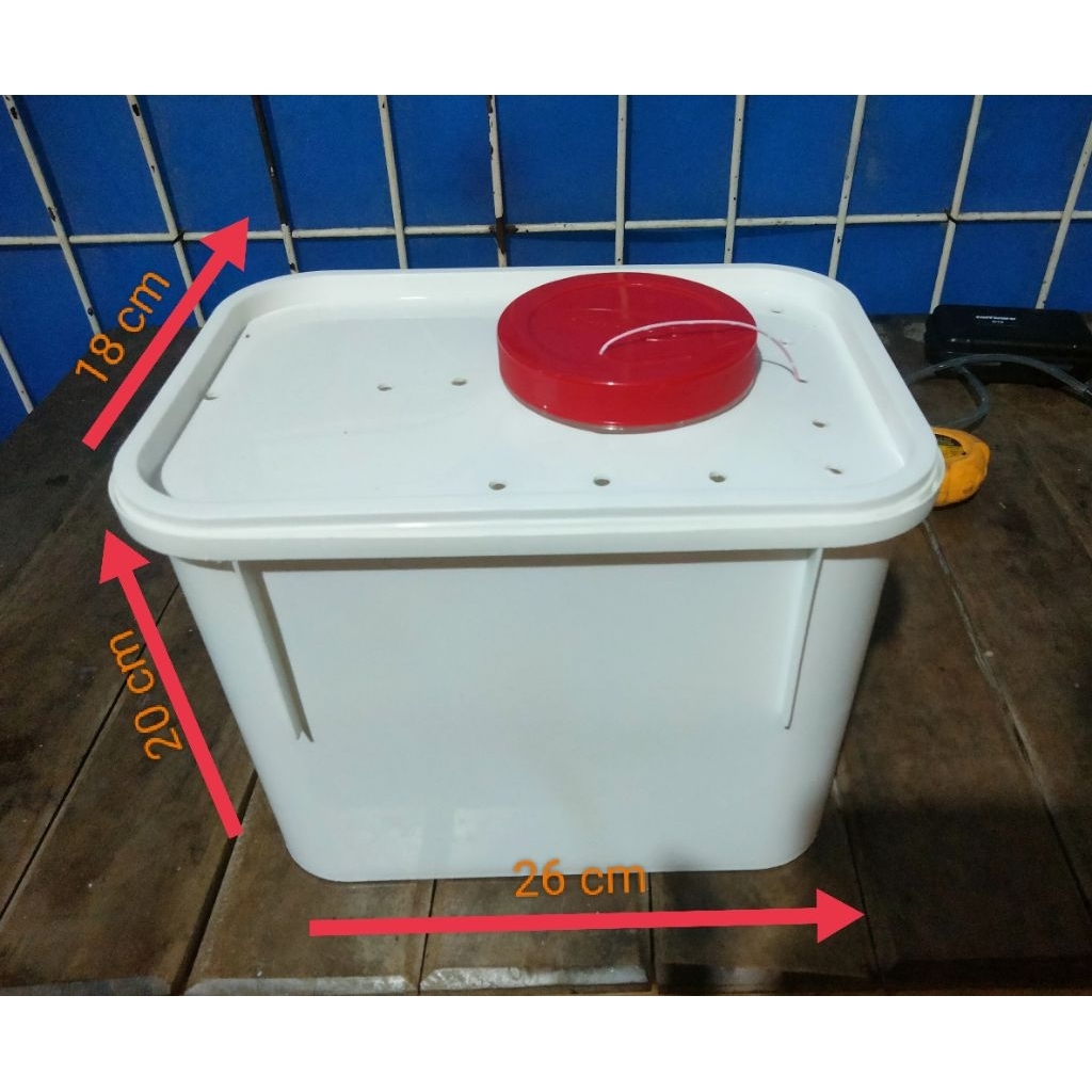 wadah udang hidup/tempat udang hidup/box udang hidup untuk mancing