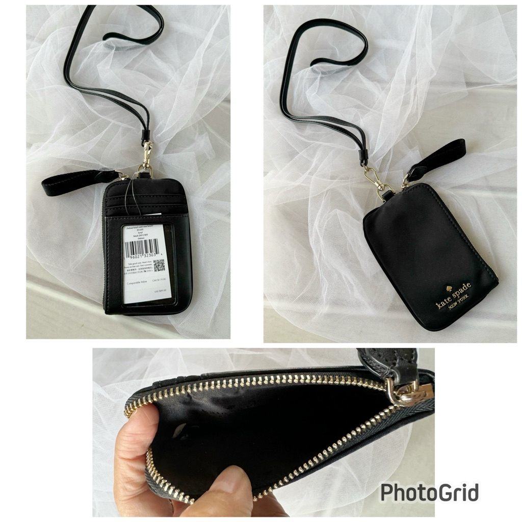 

gantungan id card lanyard original chelsea black nylon
