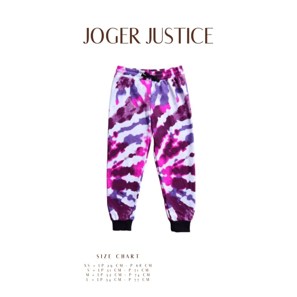 Celana Joger Anak / Celana Training Anak / Celana Training Justice / Celana Joger Justice Tiedye
