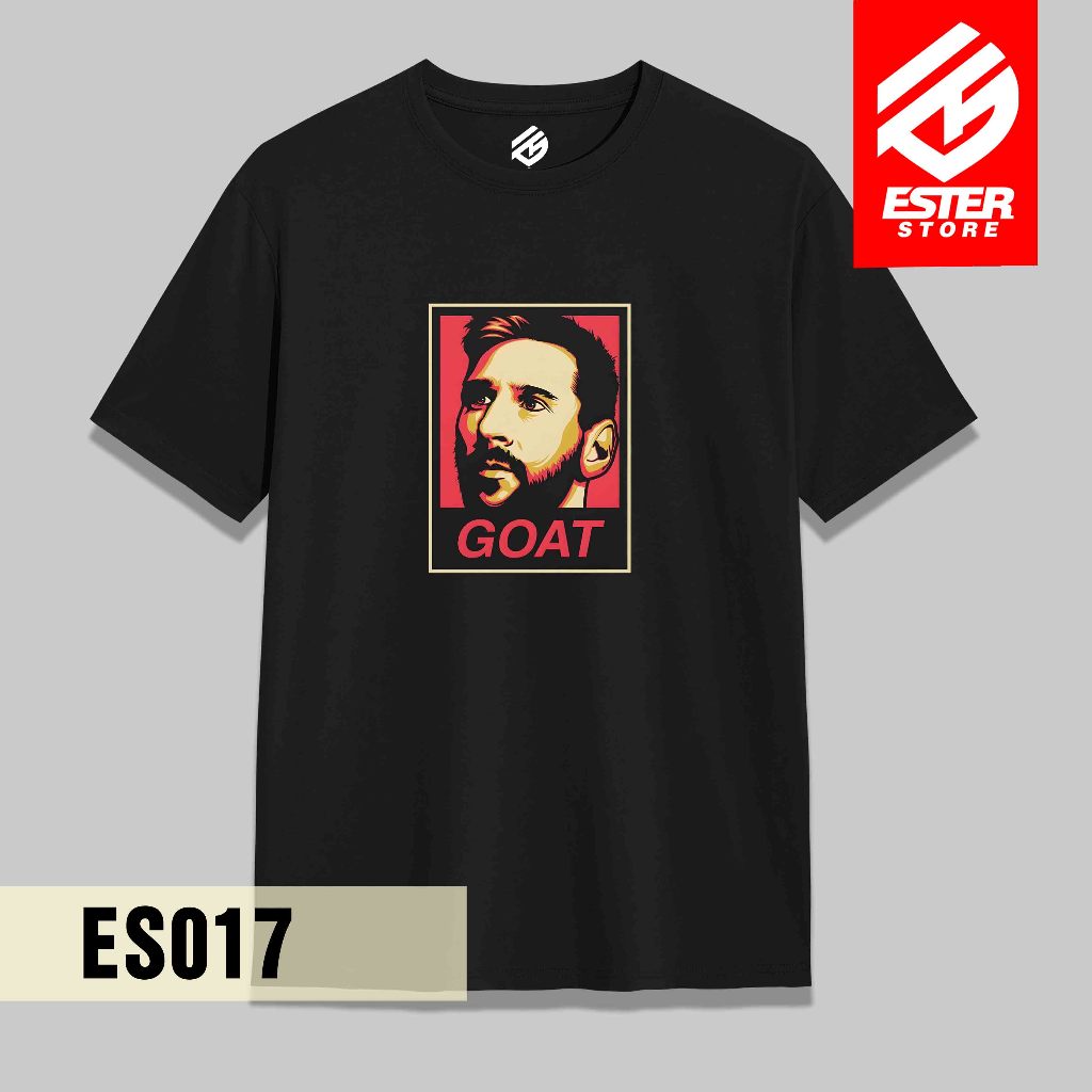 Esterstore.id ES017 – Kaos Bola Lionel Messi GOAT