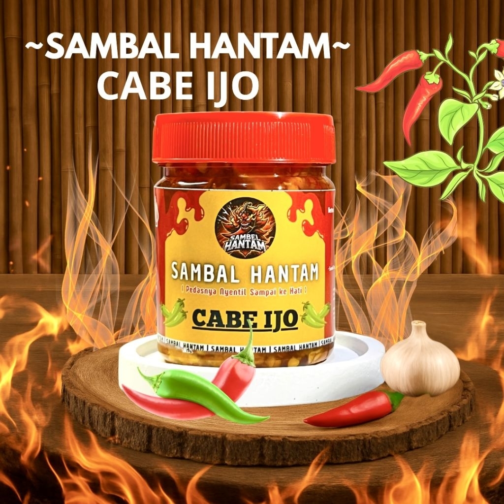 

SAMBAL CABE IJO SAMBAL HANTAM LAUK