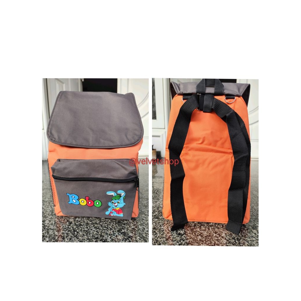 Tas Punggung Ransel Sekolah SD School Backpack Bag Majalah Anak BOBO merchandise souvenir Original
