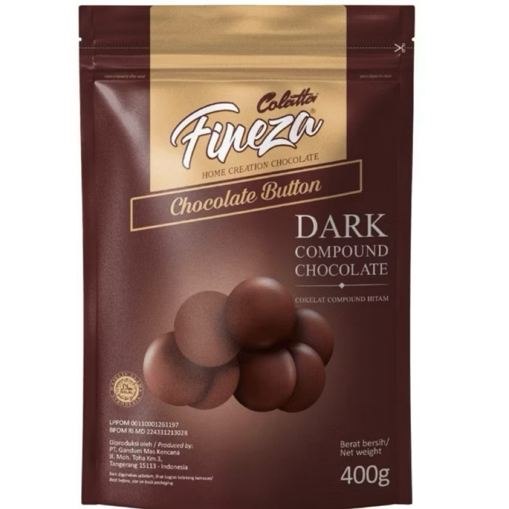 

Colatta Fineza Button Chocolate Coin 400 Gram / Coklat Coin Colatta